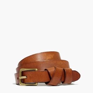Men's Tan Leather Belt